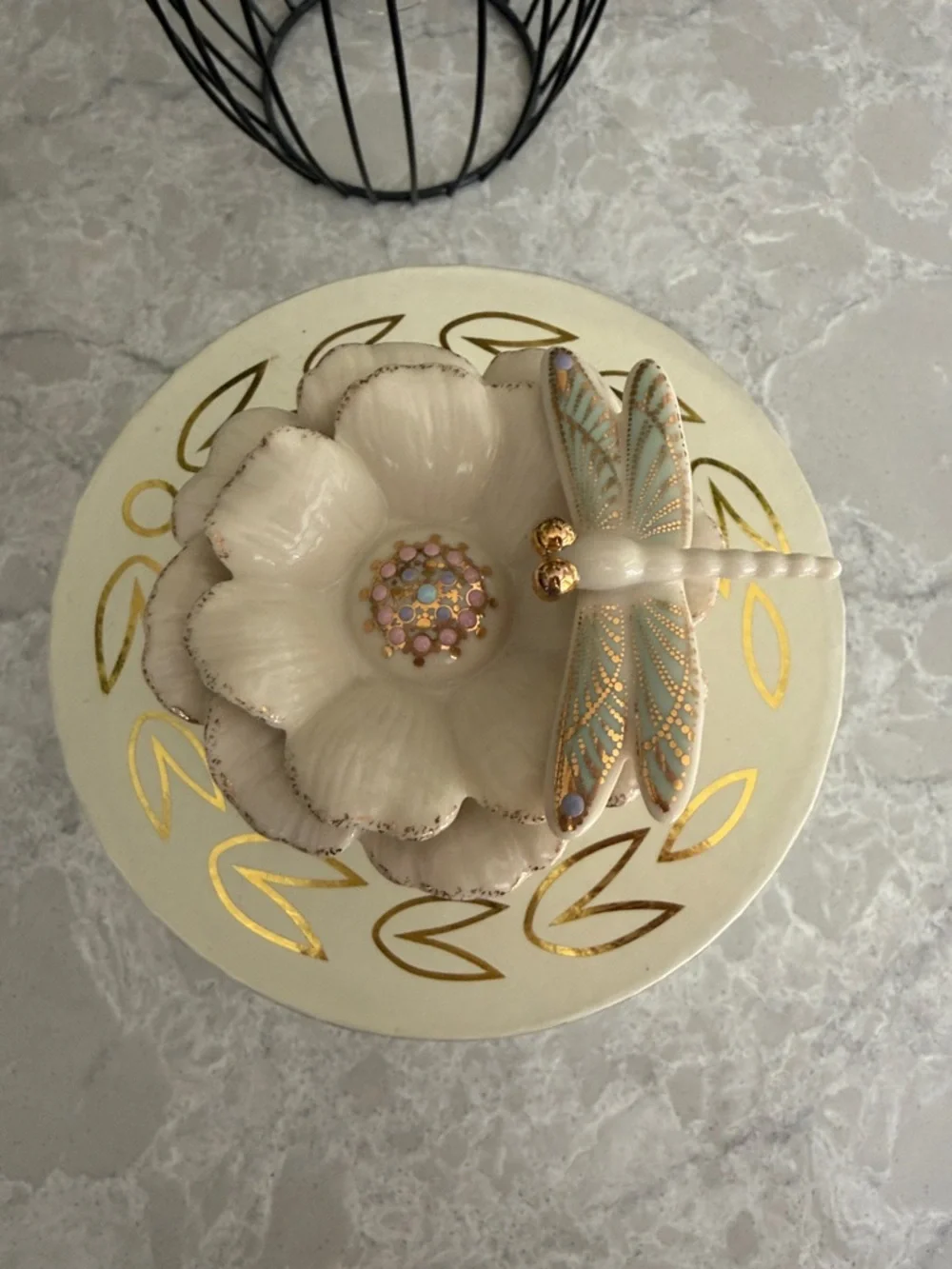 Lenox secret Garden collection, dragonfly box